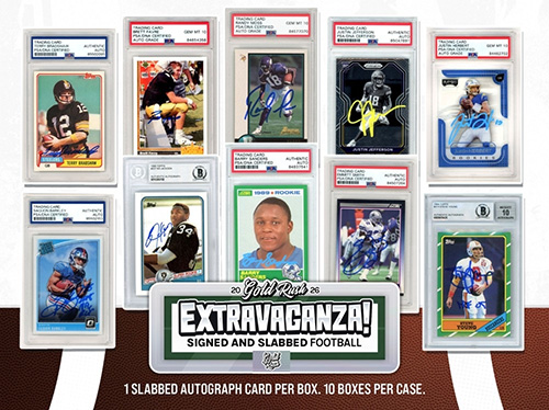 2026 Gold Rush Extravaganza Signed & Slabbed Football Personal Box