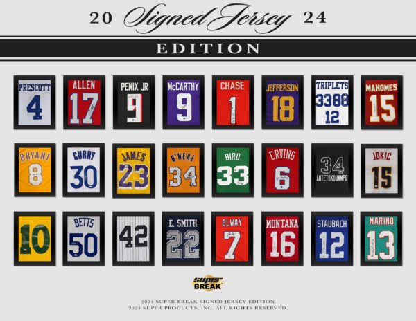 2024 Super Break Signed Jersey Edition 2 Box Pick Your Teams Break #408 - Image 2