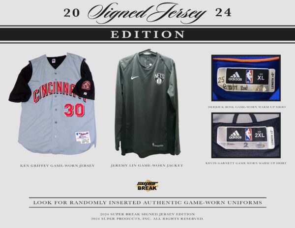 2024 Super Break Signed Jersey Edition 2 Box Pick Your Teams Break #363 - Image 3