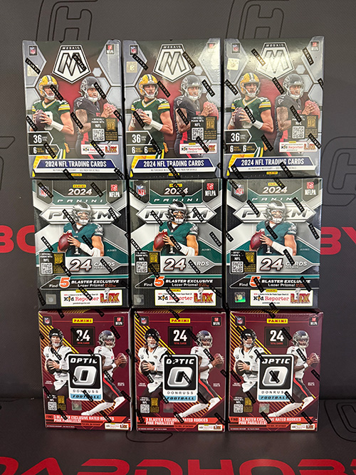 2024 Donruss Optic | Panini Prizm | Panini Mosaic Football Blaster 9 Box Random Division Break #490