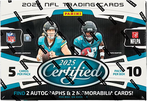 2025 Panini Certified Football Hobby 1 Box Random Division Break #622