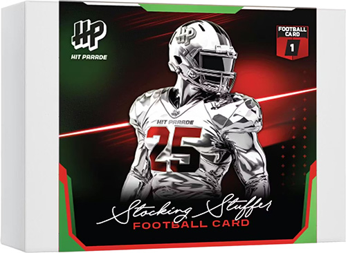 2025 Hit Parade Football Card Stocking Stuffer Series 1 Hobby 5 Box Random Division Break #626