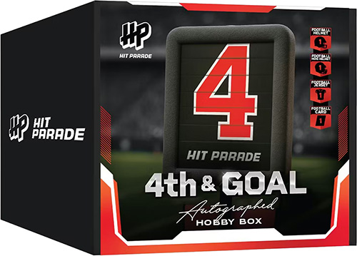2025 Hit Parade Autographed Football 4th & GOAL Series 2 Hobby Box 1 Box Pick Your Team Break #701