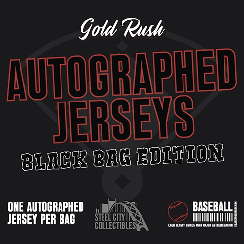 2026 Gold Rush Autographed Black Bag Jersey Baseball Personal Box