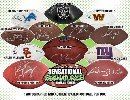 2026 Gold Rush Sensational Signatures Football Edition 4 Box 1/2 CASE Pick Your Team Break #795